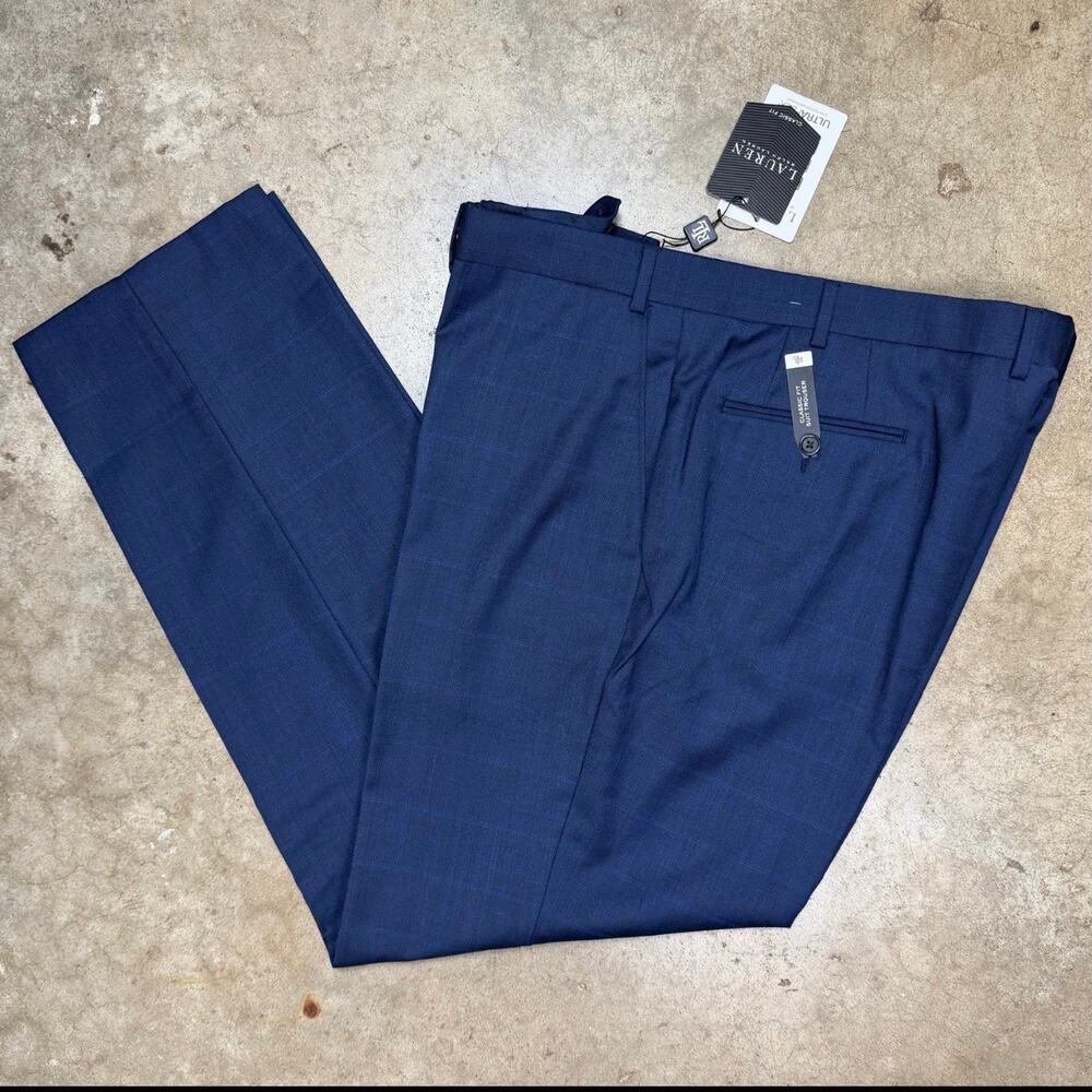 Lauren Ralph Lauren Wool Dress Pant Ultraflex men’s size 38x34 Classic fit NWT